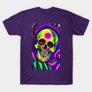 Colorful skull artwork T-Shirt